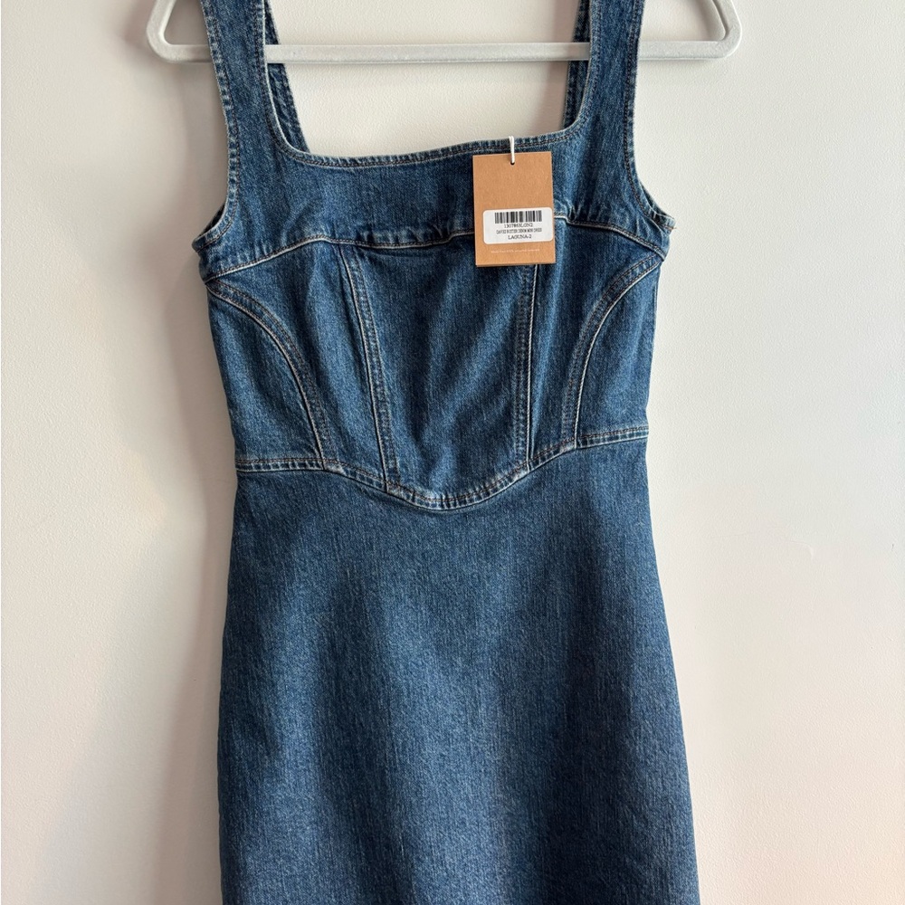 Reformation Denim Blue Mini Dress